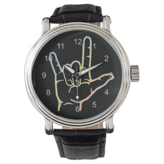 Montre Pastel ASL I Love You Watch