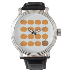 Montre Patch Citrouille d'Halloween mignon