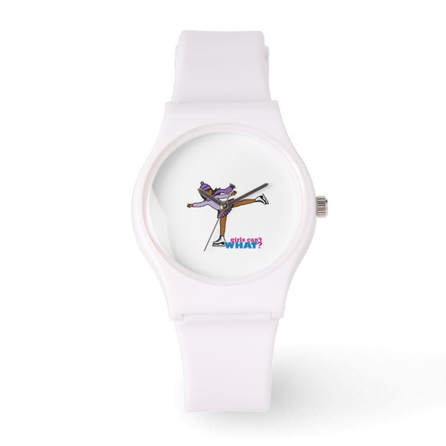 Montre Patinage sur glace - Violet (Recto)