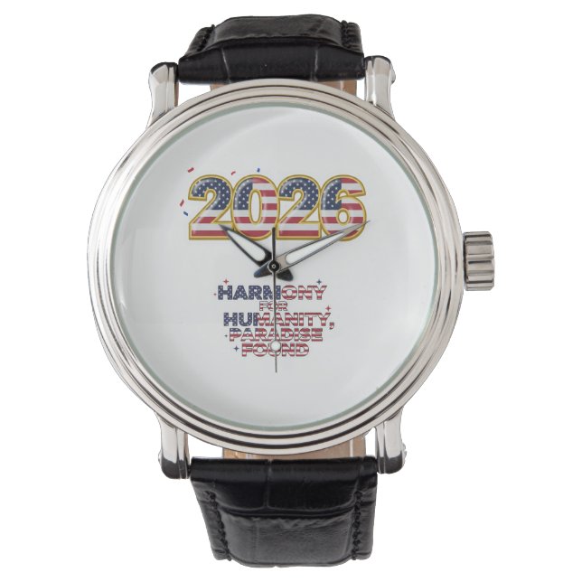 Montre Patriotic Peace Decal (devant)