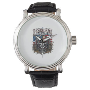 Montre Patriotique 1776 Hors Route Crâne Monster Truck Lo