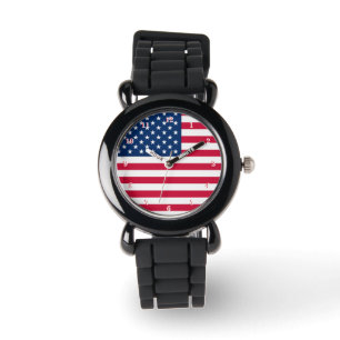 Montre Patriotique USA Flag Watch