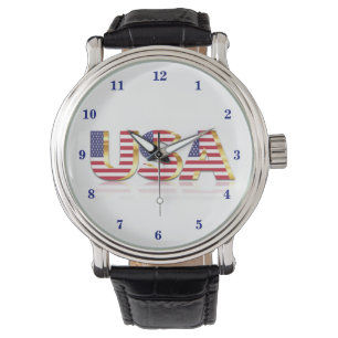 Montre Patriotique USA Flag Watch