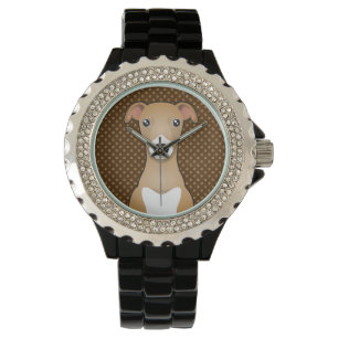 Montre Pattes de bande dessinée de chien de lévrier