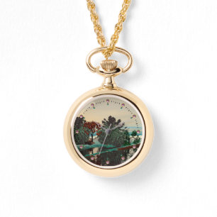 Montre PAYSAGE ALIEN, ARBRES, HYPERION LAGON Sci Fi