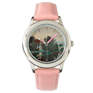 Montre PAYSAGE ALIEN, ARBRES, HYPERION LAGON Sci Fi