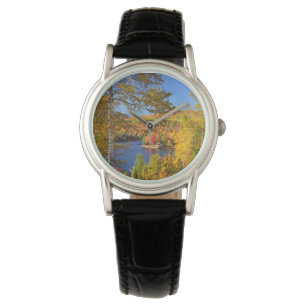 Montre Paysage d'arbres en automne, Maine