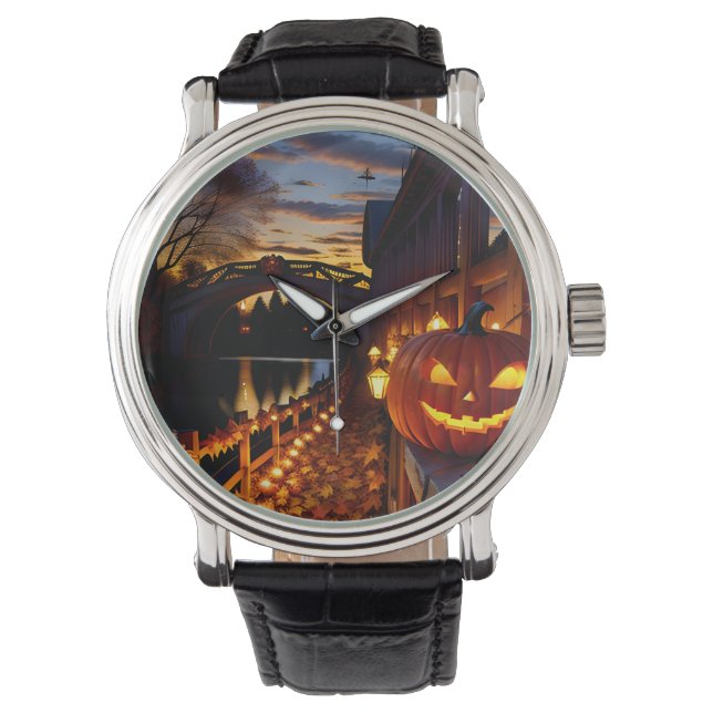 Montre Paysage d'Halloween quatre (devant)
