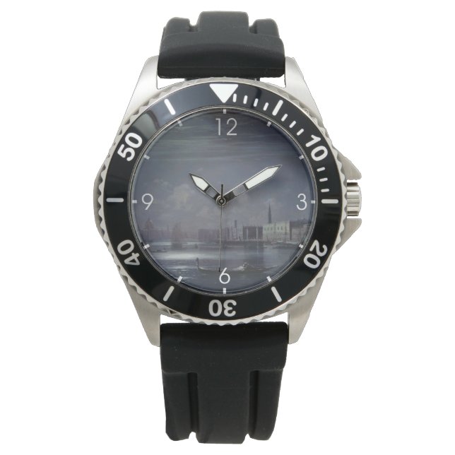Montre Paysage nocturne à Venise (ville italienne) (devant)