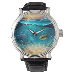 Montre Paysage sous-marin tropical