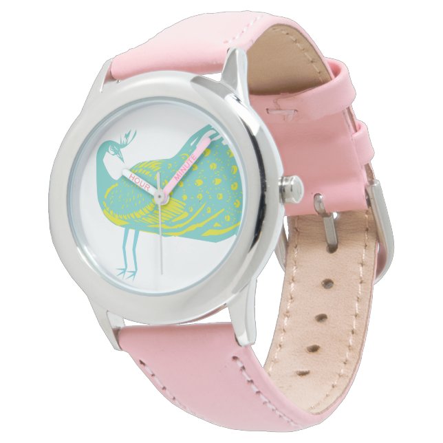Montre Peacock à la menthe et à la lime (Incliné)