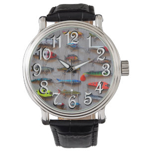 Montre Pêchant des attraits allés pêcher le cadeau pou