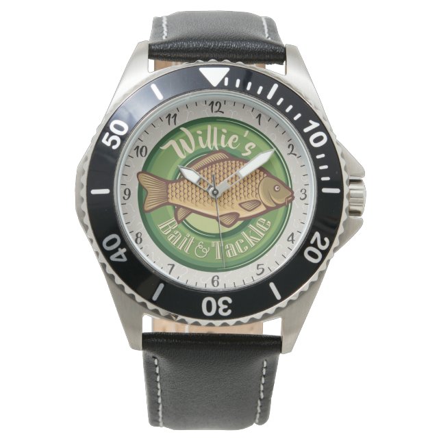 Montre Pêche à la ligne personnalisée (devant)