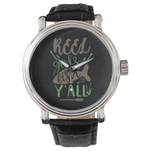 Montre Pêche Art Real Girls Fish Yall
