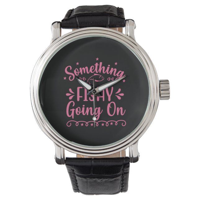 Montre Pêche Est Quelque Chose De Poisson Qui Se Déroule (devant)