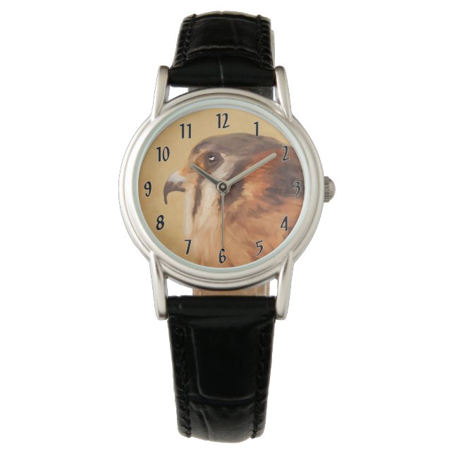 Montre Peinture américaine Kestrel - Art original pour oi (devant)