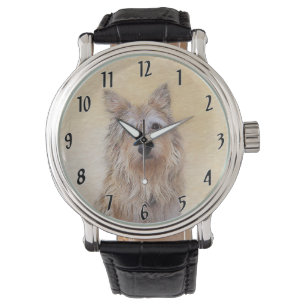 Montre Peinture Berger Picard - Joli art original chien