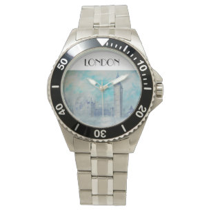 Montre Peinture bleu-clair de palais de Londres