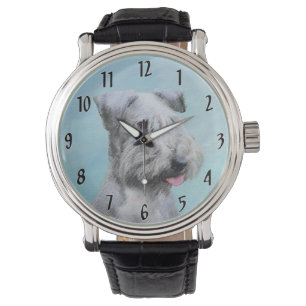 Montre Peinture Cesky Terrier - Cute Original Chien Art
