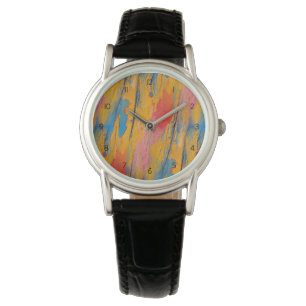 Montre Peinture colorée