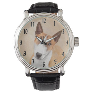 Montre Peinture de Bull Terrier Miniature - Art Canin Ori