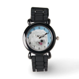 Montre Peinture de chien des lowland polonais - Art du ch