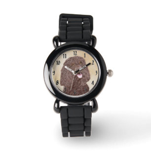 Montre Peinture de l'Épagneul d'eau irlandais - Art origi