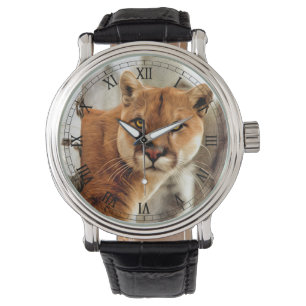 Montre Peinture de photo de puma