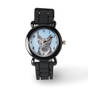 Montre Peinture de Vallhund Suédois - Art de Chien Origin