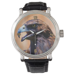 Montre Peinture faunique de jeune aigle à tête blanche