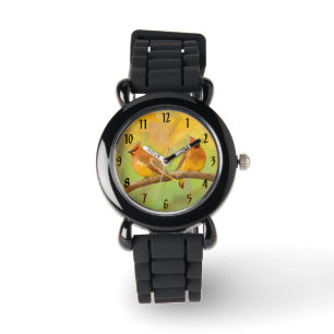 Montre Peinture Jaseur d'Amérique - Oiseau Sauvage Origin