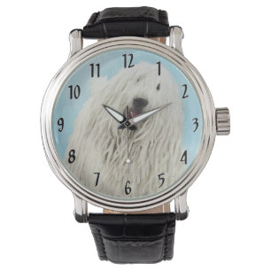 Montre Peinture Komondor - Cute Original Chien Art