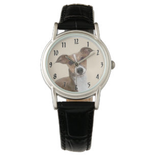 Montre Peinture Lévrier Italien - Art Original et Mignon