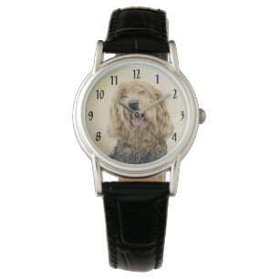 Montre Peinture Otterhound - Joli Art Original de Chien
