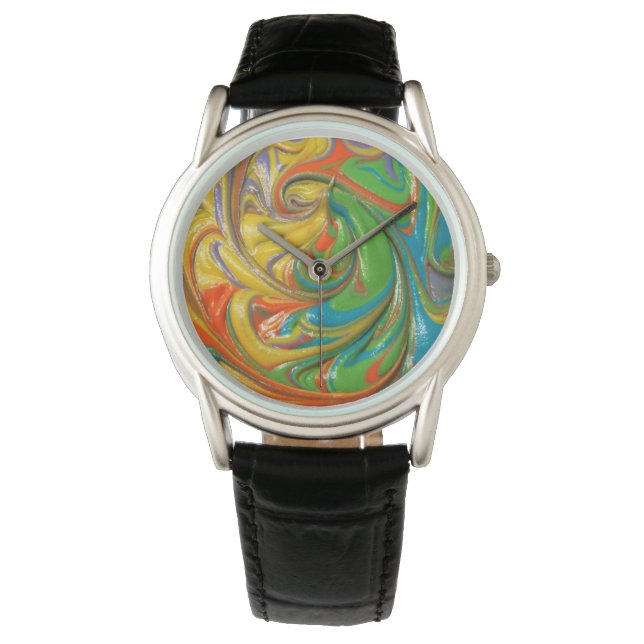 Montre peinture pivotante (devant)
