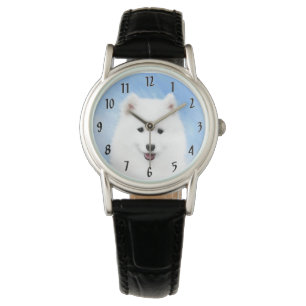 Montre Peinture Samoyed Puppy - Jolie Art Original Chien