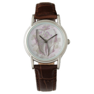 Montre Peinture sur dents. Dentiste, assistante dentaire.