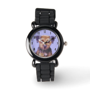 Montre Peinture sur la frontière de Terrier - jolie art o