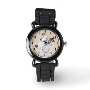 Montre Peinture Whippet - Jolie art original chien