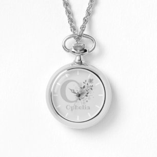 Montre Pendentif pour Femmes sur une Chaîne