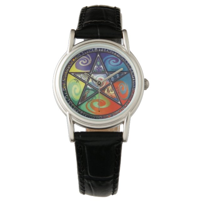 Montre Pentagram Wiccan (devant)
