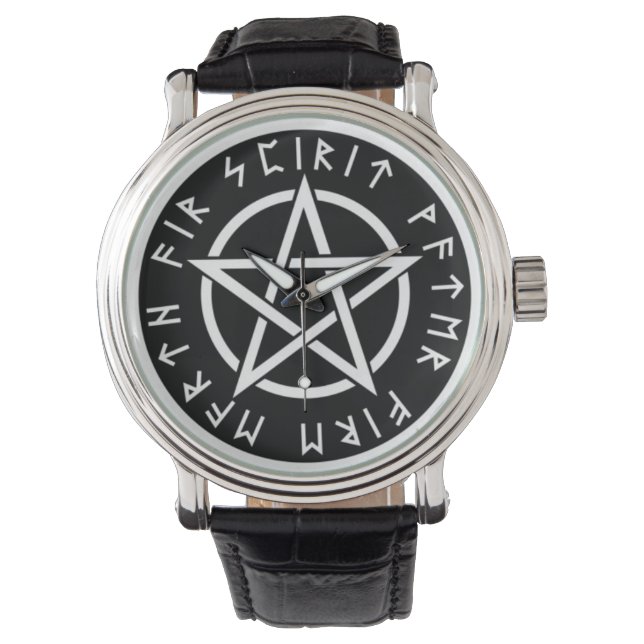 Montre pentagramme de rune (devant)