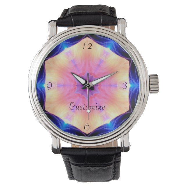 Montre Pentagramme rose Thunder_Cove (devant)