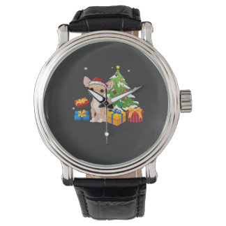 Montre Père Noël drôle Chihuahua Chien Sapin de Noël Cade