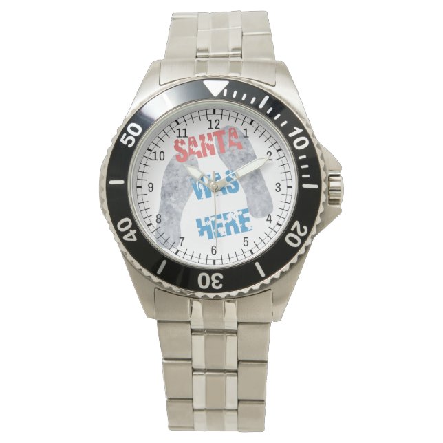 Montre Père Noël était là (devant)