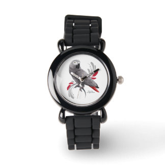Montre Perroquet gris d'Afrique
