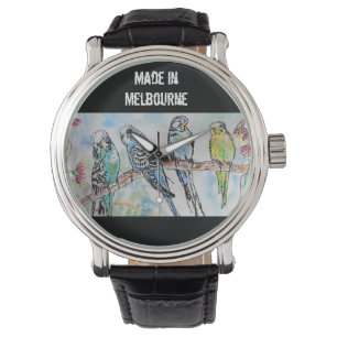 Montre Perroquet Perruche Oiseau Fabriqué à Melbourne Ois