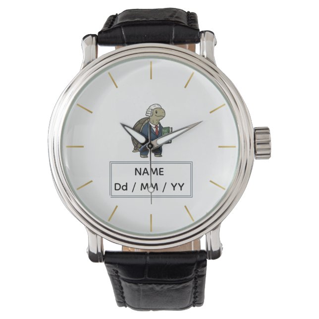 Montre Personalized Business Turtle Watch (devant)
