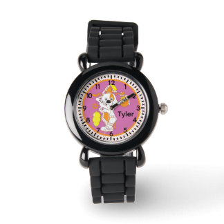 Montre personnalisable Hanukkah Happy Dog