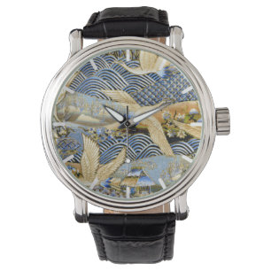 Montre Personnalisation de la grue japonaise